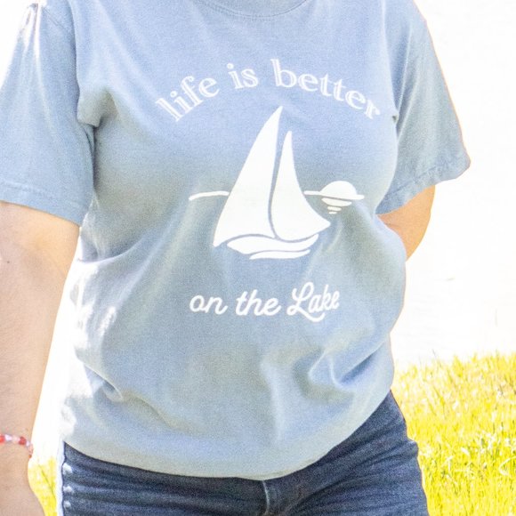 Life is Better on the Lake Graphic Tee - Picture 1 of 3